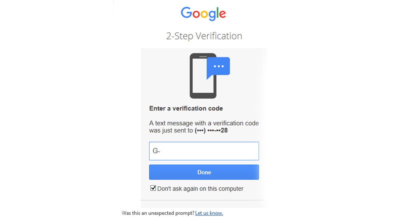 اگر قبلاً احراز هویت 2 عاملی را برای Gmail فعال کرده باشید ، از شما خواسته می شود کد ارسالی به دستگاه تلفن همراه خود را وارد کنید. اگر احراز هویت 2 عاملی را فعال نکرده اید ، از مرحله 6 عبور کنید.
